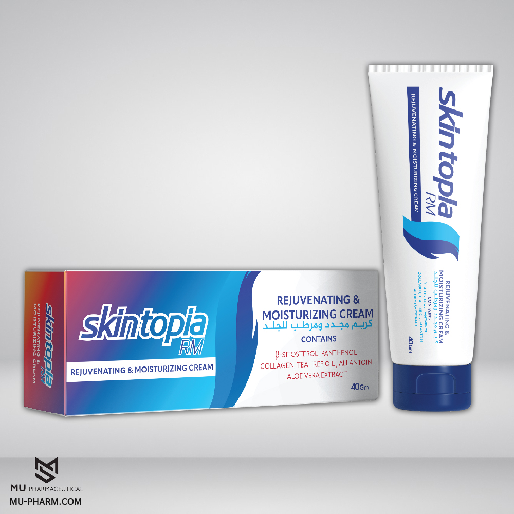 كريم Skintopia RM المجدد والمرطب: تركيبة الكولاجين والبيتا سيتوستيرول لترميم البشرة
